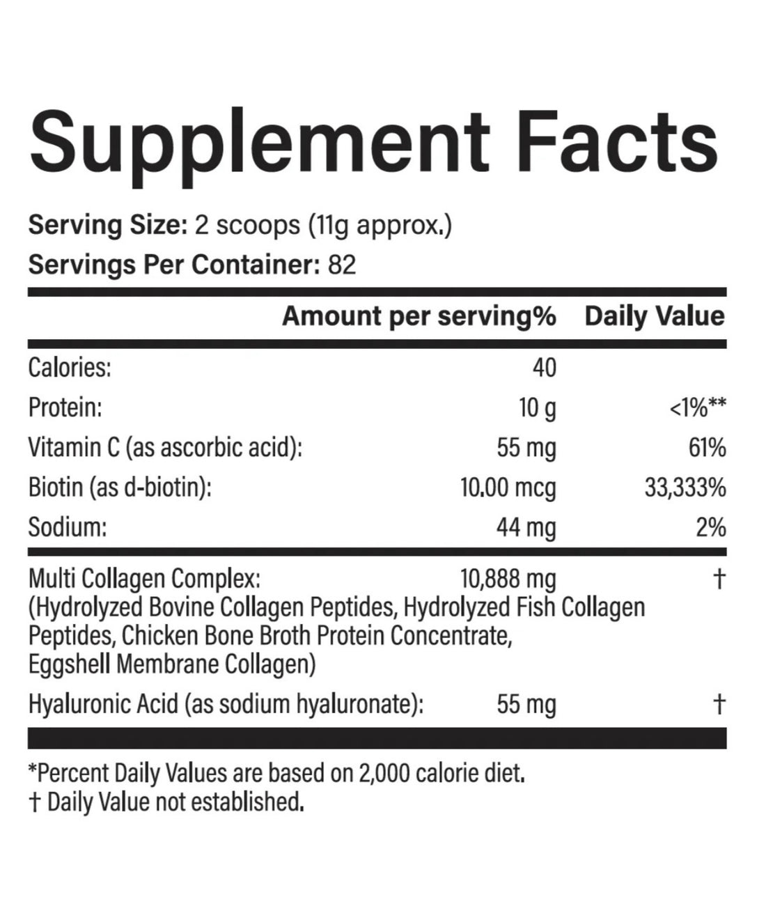 Multicollagen Peptides — Colágeno 454 gr
