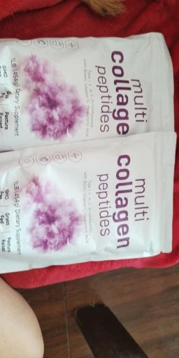 Bolsas de colágeno recibidas por un comprador